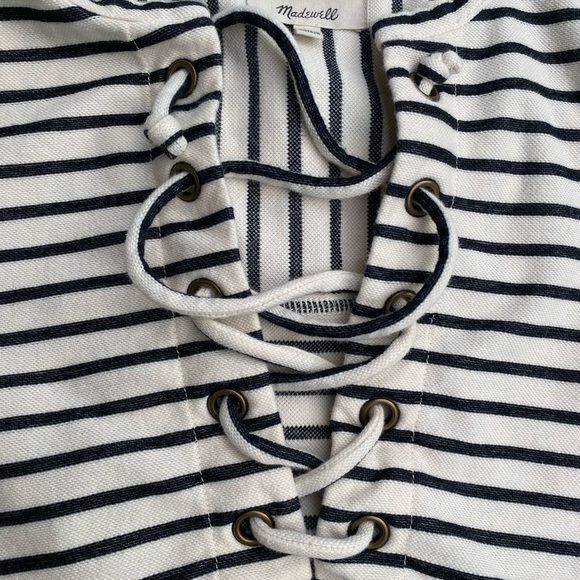Madewell nautical stripped rope Tee Medium - Coastal grandmother - sailor vibe - Picture 3 of 12